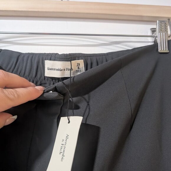 Abercrombie & Fitch | High Rise Slim Boot Trouser In Evening Grey (29/8-Short) - Picture 7 of 16